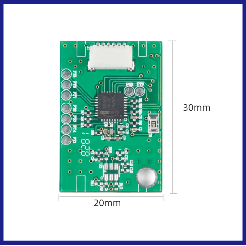 Capacitive Fingerprint Recognition Module Capacitive Semiconductor Fingerprint Acquisition UART Serial Port High-precision