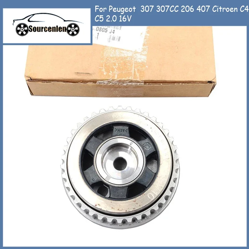 

Genuine Exhaust Timing Gear Camshaft Belt Pulley 0805J4 for Peugeot 307 307CC 206 407 Citroen C4 C5 2.0 16V