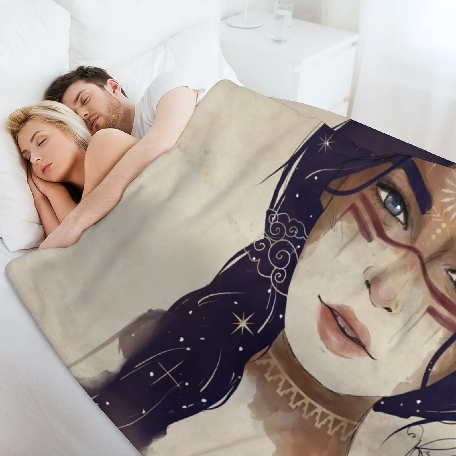 Sun Warrior - بطانية رمي الآلهة السماوية الأربعاء، بطانيات لحاف كبيرة للنزهات #4