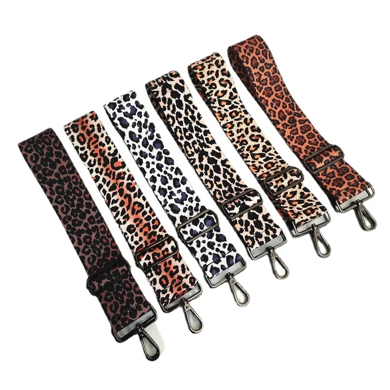 Women\'s Bag Replacement Belt for Bag Luggage Accessories One Shoulder Crossbody Leopard Print Strap 5cm