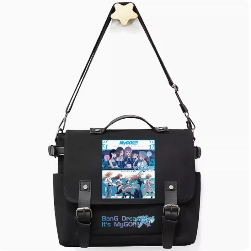 

Anime BanG Dream! It's MyGO Cosplay Casual Oxford Messenger Bag Schoolbag Shoulder Bag Student Teenager Gift B823