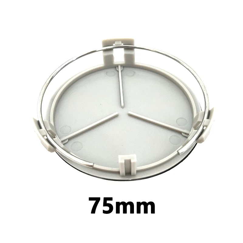 4 قطعة 75 مللي متر عجلة مركز قبعات شارة شعار محور السيارة حافة غطاء شعار التصميم اكسسوارات السيارات W204 W205 W212 W213 W206 W164 W117 W176 #3