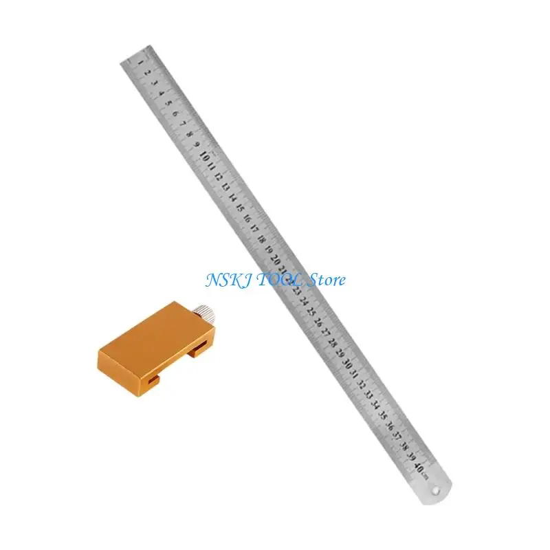 Alat penandaan akurasi L8RC dengan blok penentuan posisi yang dapat disesuaikan untuk pembuatan furnitur