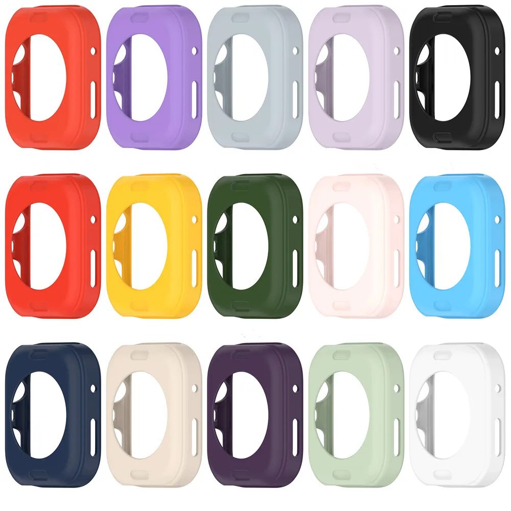 Huawei Watch Fit 4 / Fit4 pro용 실리콘 케이스 커버 소프트 보호 범퍼 케이스 시계 액세서리 보호 프레임 범퍼