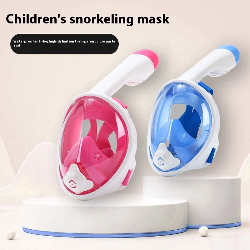 

The New Full Dry Breathing Diving Mask Liquid Silicone Nose Protection All-In-One Snorkeling Goggles Children'S Diving Equipment