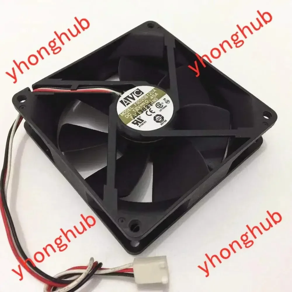 

Вентилятор охлаждения AVC F9025B12UA DC 12V 0.45A 92x92x25 мм, 3-проводной