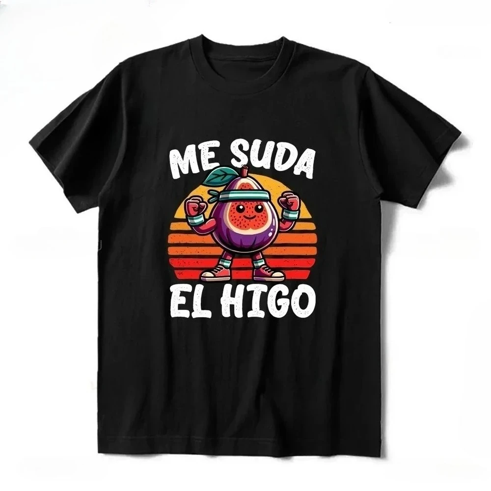Me Suda El Nabo Divertida Friki Gimnasio Fitness Camiseta bromas españoles camiseta gráfica Casual hombres ropa informal de moda mujeres Tops