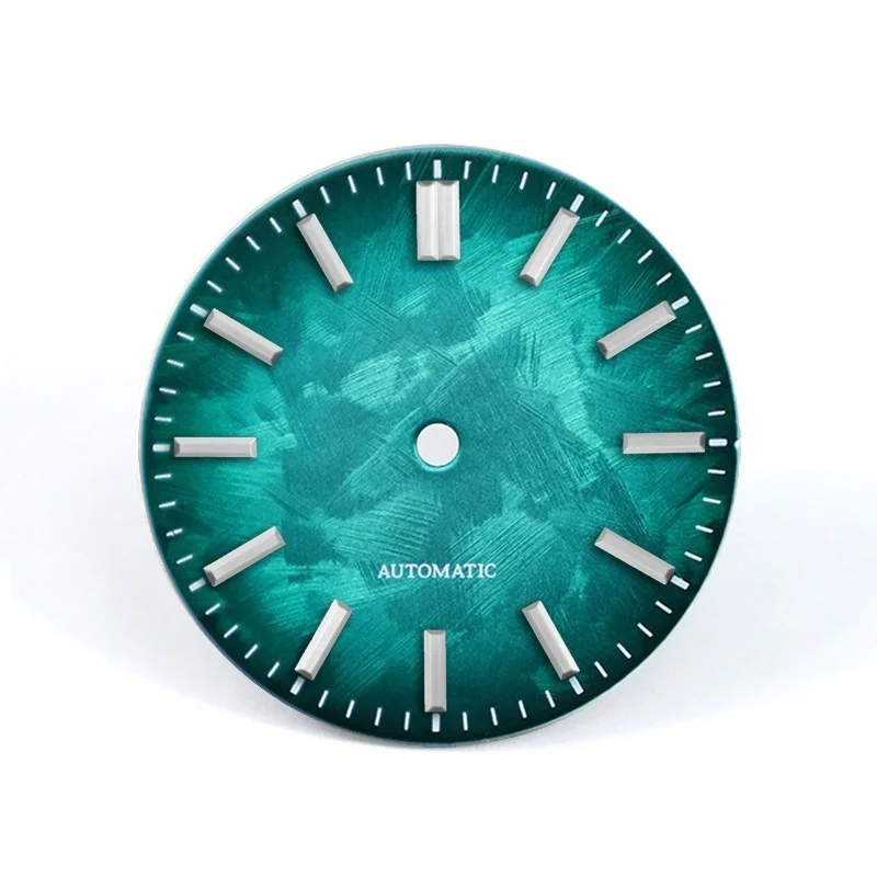Customizable Logo No Luminous Dial, Repair and Modification Accessories, 28.5mm Dial Suitable for NH35 Movement Cherry Blossom