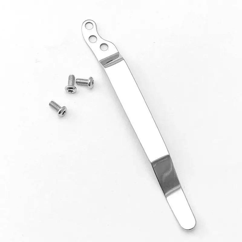 الفولاذ المقاوم للصدأ الخلفي كليب DIY بها بنفسك للطي سكين الجيب أداة DIY بها بنفسك الملحقات كليب مخصص سكين للفرد حامل قصاصة