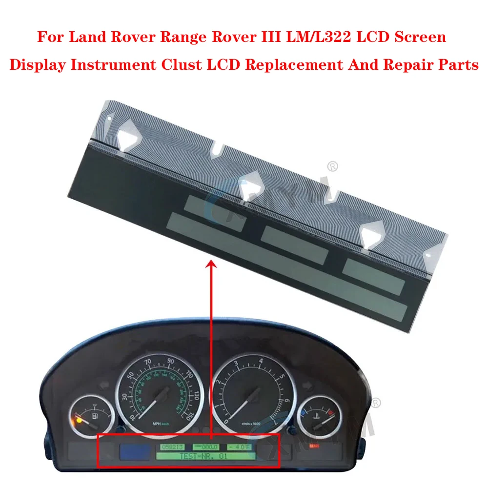 

For Land Rover Range Rover III LM/L322 LCD Screen Display Instrument Clust LCD Replacement And Repair Parts