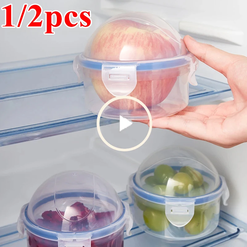 Refrigerator Organizer Small Vegetable Fruit Storage Box For Fresh Apple Blueberry Onion Tomatoes Kitchen Food Storage Container