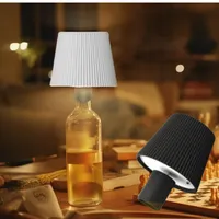 LED Table Lamp Rechargeable 3 Color Dimming Night Light Modern Touch Switch Desk Lamp For Bar Club Restaurant Bedroom Decor