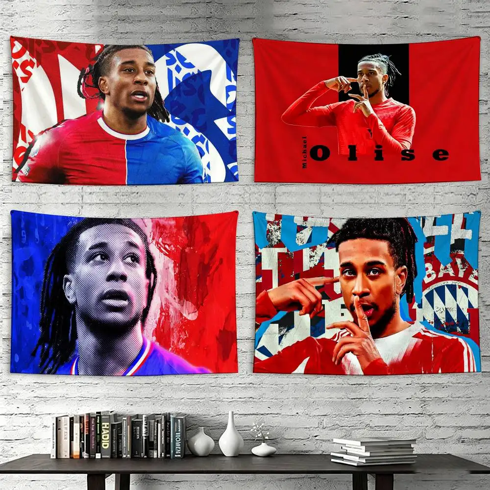 The King of Assists Michael Olise Flags Suitable For Party Club Outdoor Interior Wall Decoration Banner Fans Gift