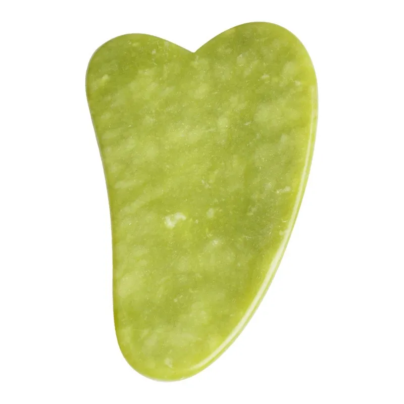 

Natural Jade Stone Gouache Scraper Gua Sha Massage Tools For Body Meridian Scrapping Face Lifting Slimming Skin Detox Beauty