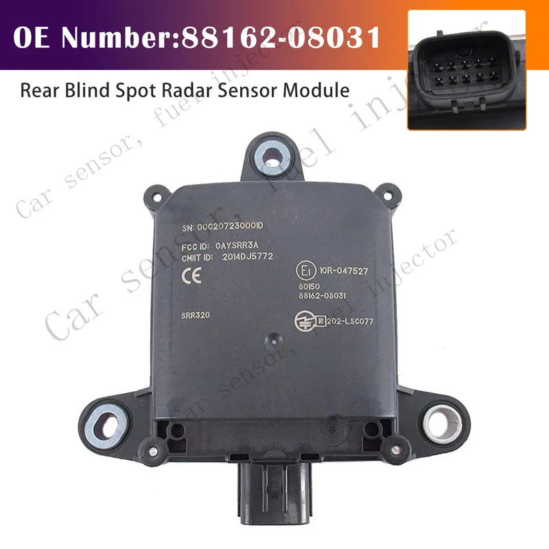 Q+ Rear Blind Spot Radar Sensor Module 88162-08031 For Toyota Sienna 2018-2020 TB