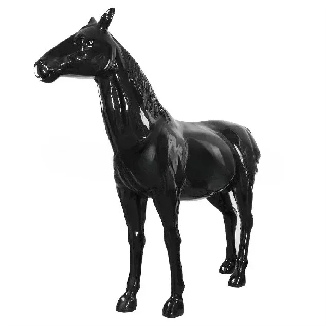 Plexiglass decoration, glossy life size pony statue