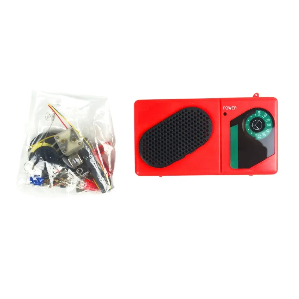 6 Tube AM Radio DIY Soldering Kit Educational STEM Project for Students and Hobbyists Includes PCB and Radio Parts