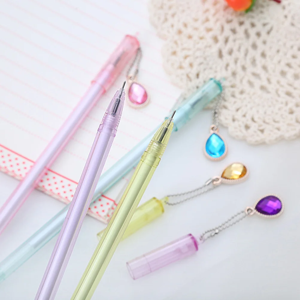 

10 pcs Creative Gel Pen Premium Compact Portable Writing For School Office Adorable Design Mixed Colors Lovely