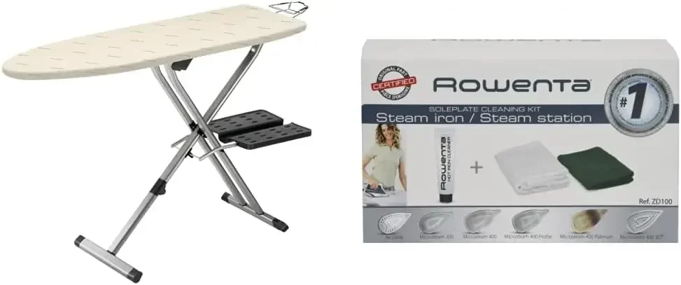 Compact Ironing Board with Hanger Rack 18 x 54 Inches Space Saving, Folding