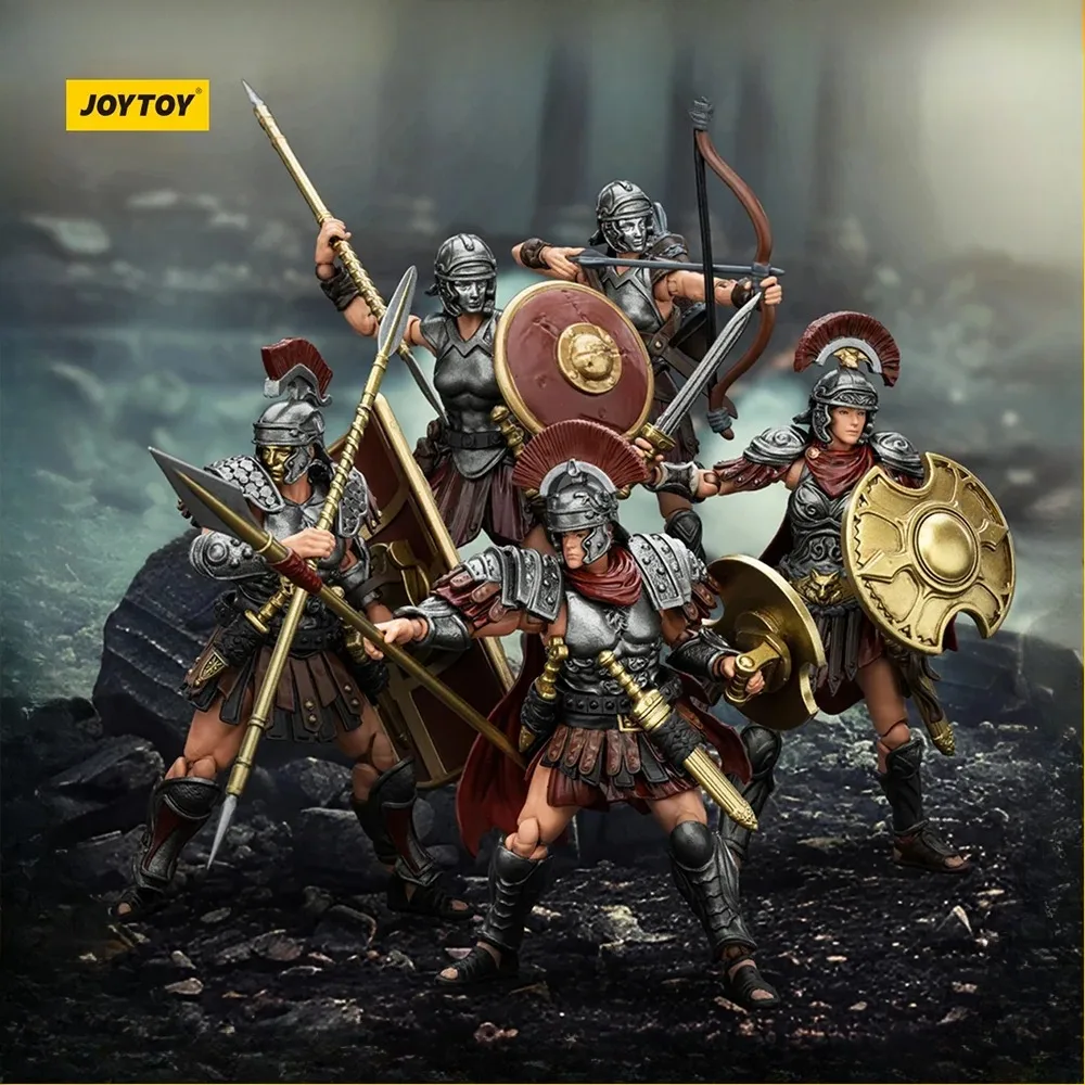 JOYTOY Strife 1/18 Action Figrue Roman Republic Cohort IV LegionX Centurion Figurine Set of 5 Figures Collection Anime Model Toy