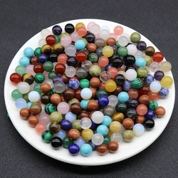 Mini Natural Crystal Transfer Ball Reiki Healing Quartz Polished Gem Mineral Specimen Collection Fish Tank Home Decoration 10MM