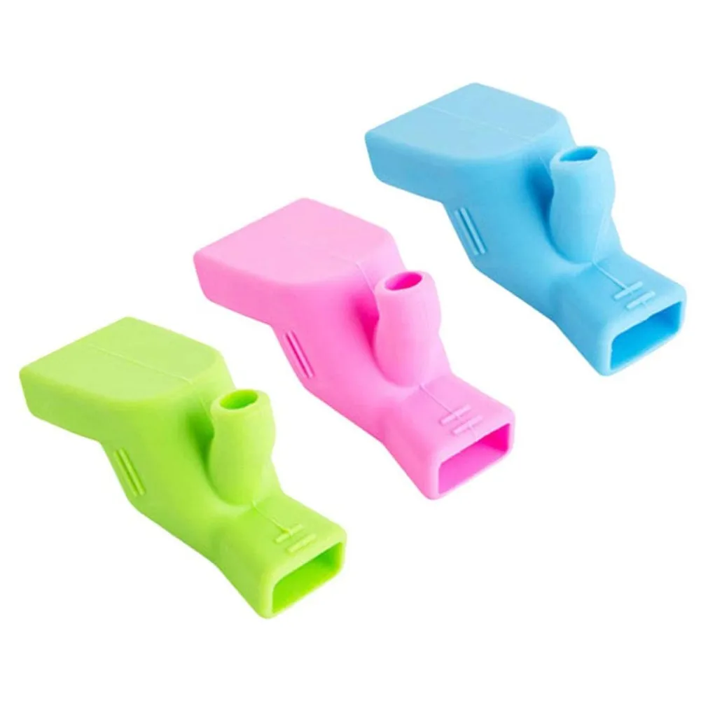 2pc Silicone Kitchen Extension Tap Filter Nozzle Faucet Extender  Water Saving Tap Nozzle Bathroom Sink Accessories