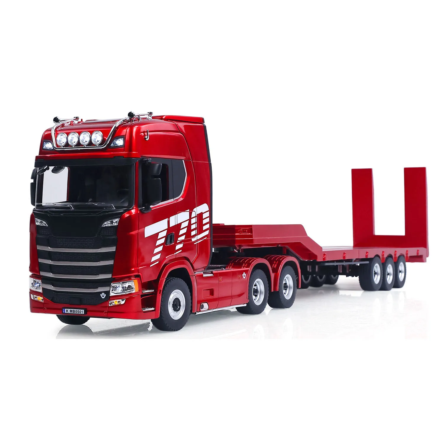 1501A 1/18 HUINA RC Traktor und 3-Achs-Sattelanhänger 19CH RTR 770S 2.4G Sound-Licht-System Ferngesteuertes LKW-Modell – Detail 9