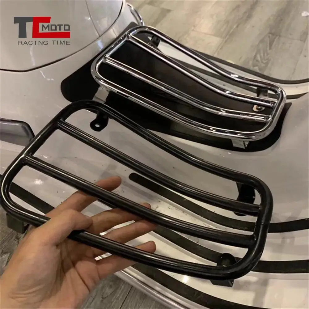 For Vespa GTS300 GTS250 GTV300 Foot Pedal Rear Luggage Rack Bracket Holder Motorcycle GTS GTV 300 250 2008-2023