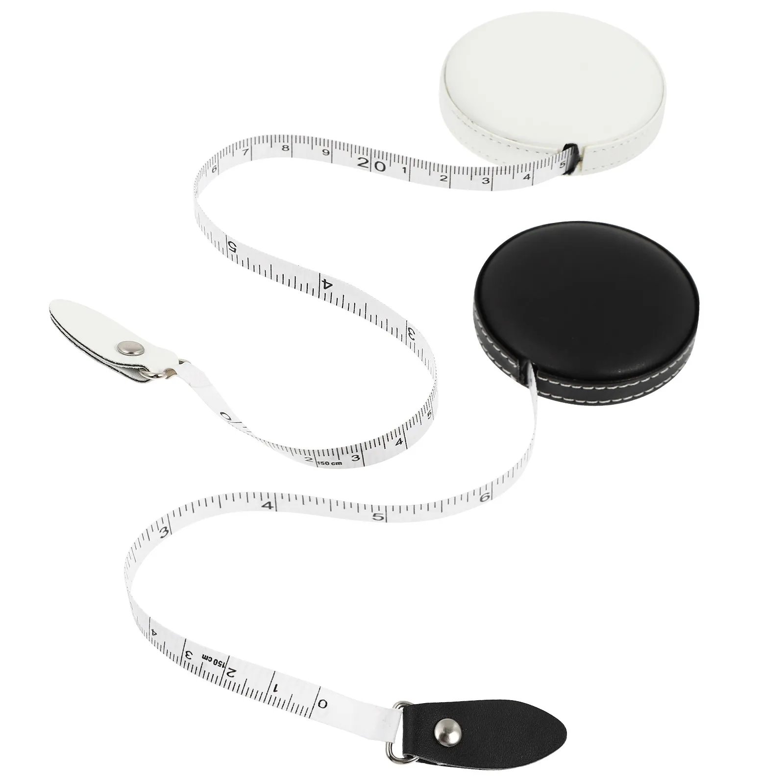 2Pcs Body Tape Measures Mini Garment Measuring Tapes for Clothes Waist Size Flexible Rulers Portable Lightweight Measuring Tools