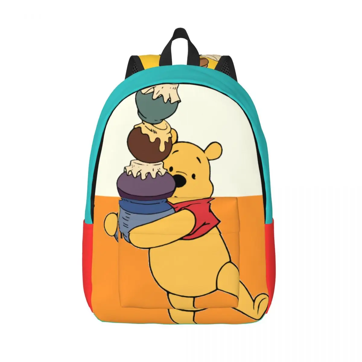 

Storage Bag With Honey Pots Sturdy Shoulder Disney Winnie The Pooh Unisex Birthday Gift Kawaii Bookbag Camping