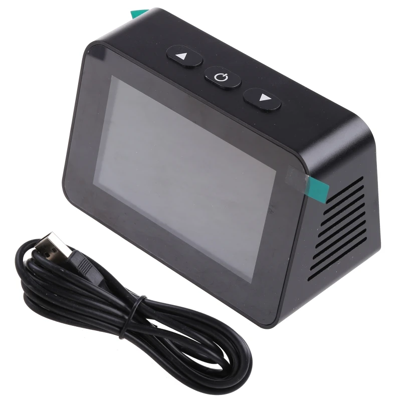 

Portable Air Quality Pollution Tester PM2.5 PM1.0 PM10 CO2 TVOC Detector