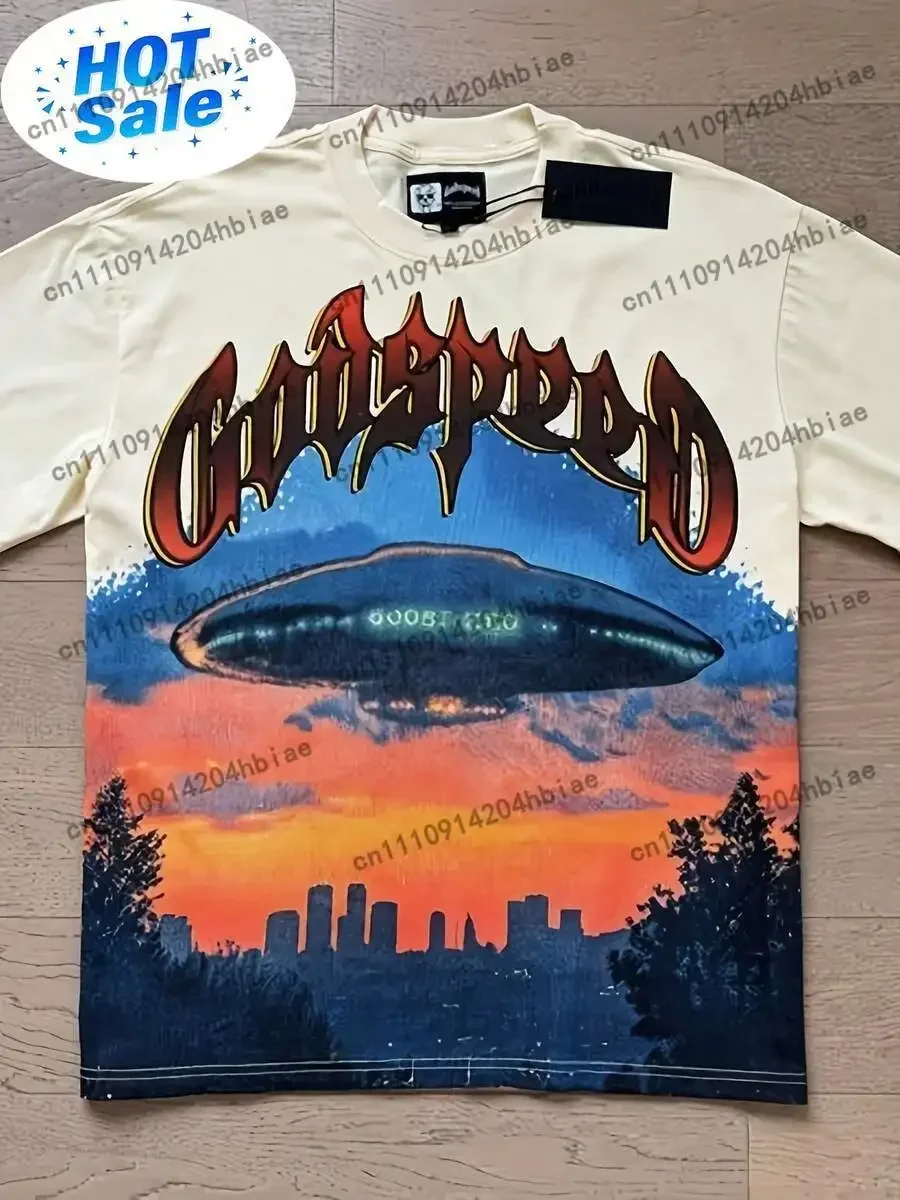 GODSPEED, Emotional Graphic T-Shirt, High Quality Thick Heavyweight, New Autumn Fashion For Men, Premium Cotton Fabric, Suitable