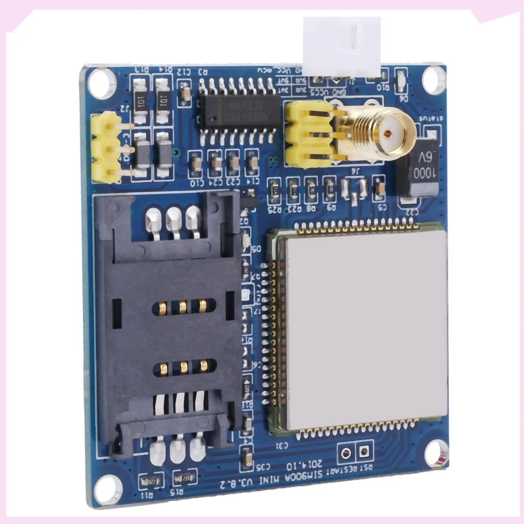 B24B 2 قطعة Sim900a Sim900 Mini V4.0 وحدة نقل البيانات اللاسلكية Gsm Gprs مجموعة لوحة + هوائي