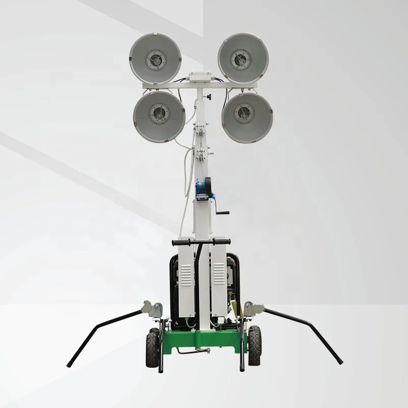 High Quality Solar Light Tower Mobile Flood Light Tower For Desert And Mine