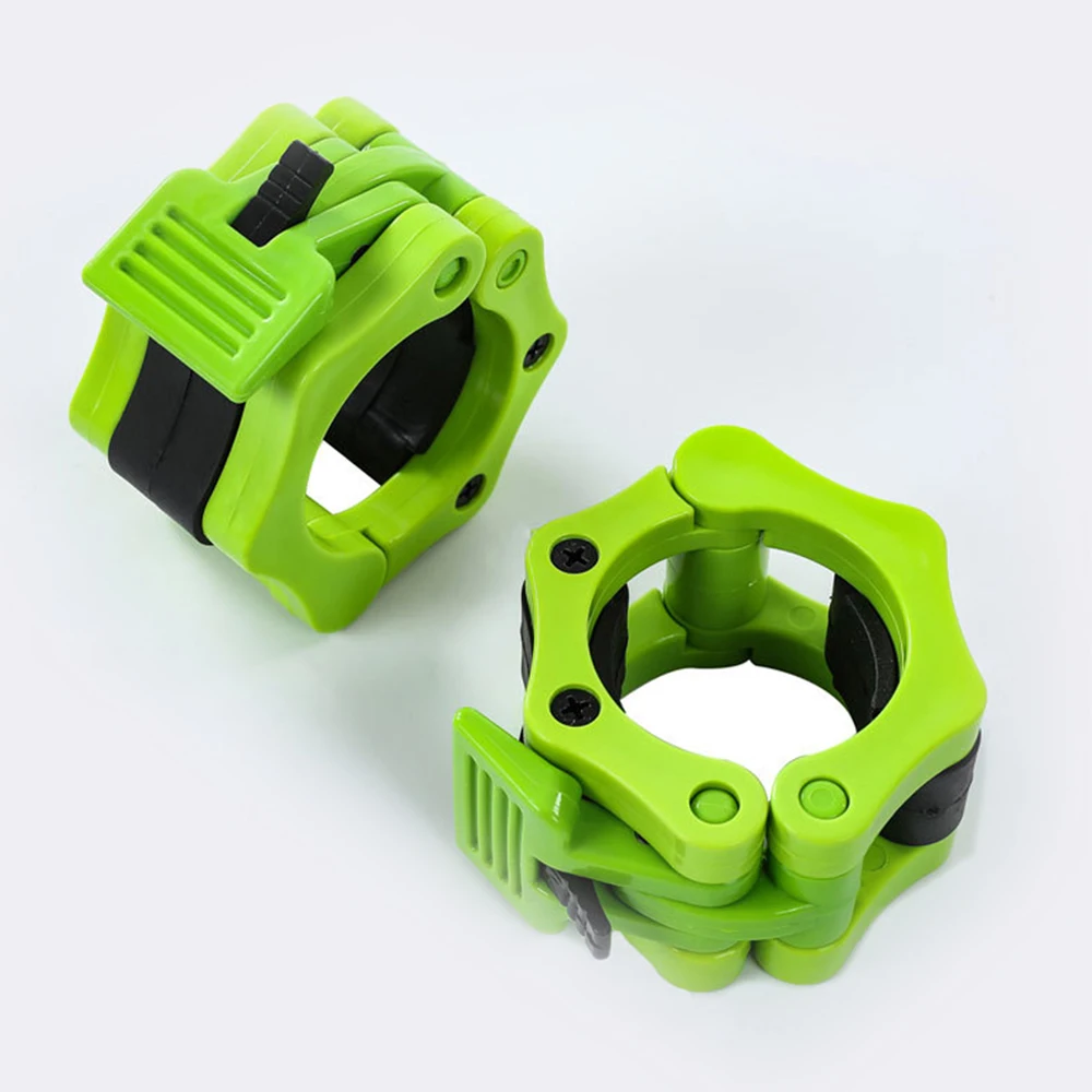 

Quick Release Dumbbell Locks Standard Weight Bar Clips for Bars Nylon Barbell Collar Lock Clamps 50mm 25mm