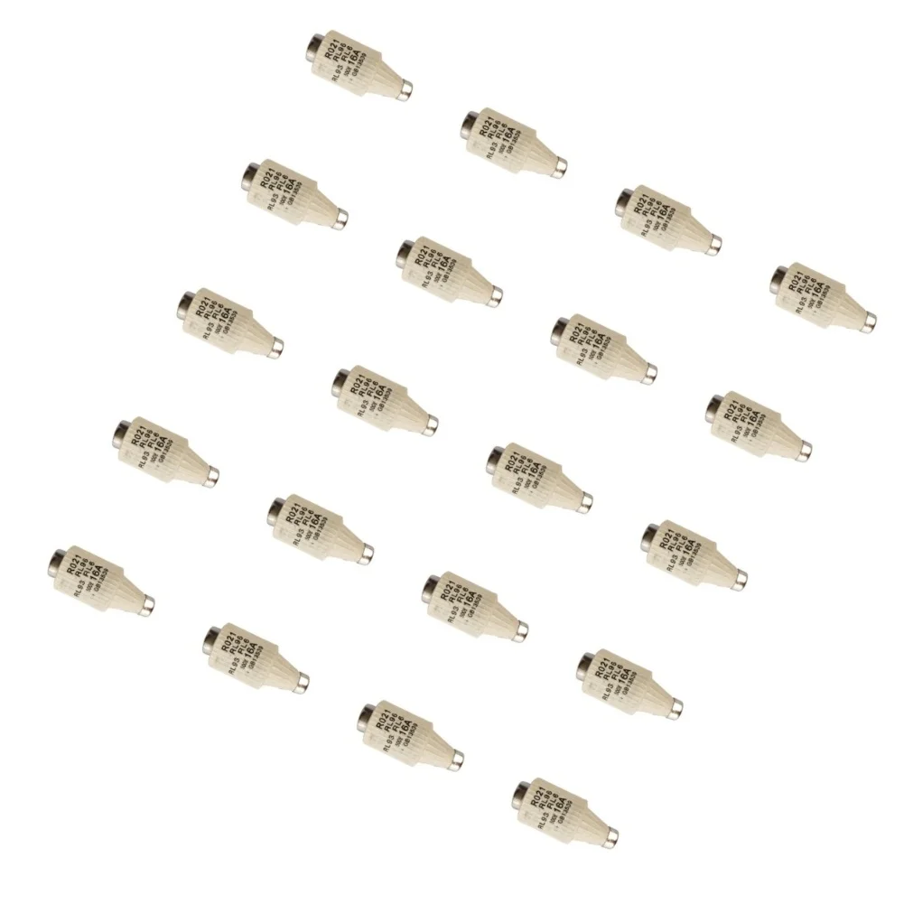 20pcs 16A 500V RO21 Ceramic Fuse Links 21.5x50mm High Temperature Resistant For Home Industrial Electrical For Circuit Breaker
