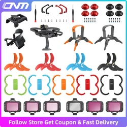 Accessories Kit for DJI Avata 2 ND Lens Filter Protective Cover Gimbal Bumper Propeller Guard / Blade Lens Hood Motor Covers