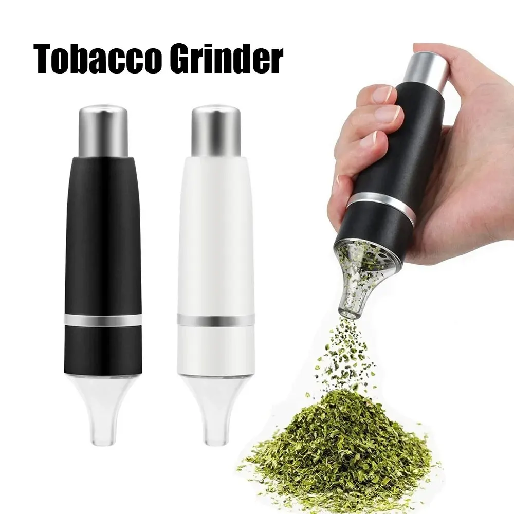 1Pc Tobacco Grinder Press Fill Cigarette Tobacco Grinder Spice Mill Grass Smoke Grinder Salt and Pepper Mill Kitchen Accessories