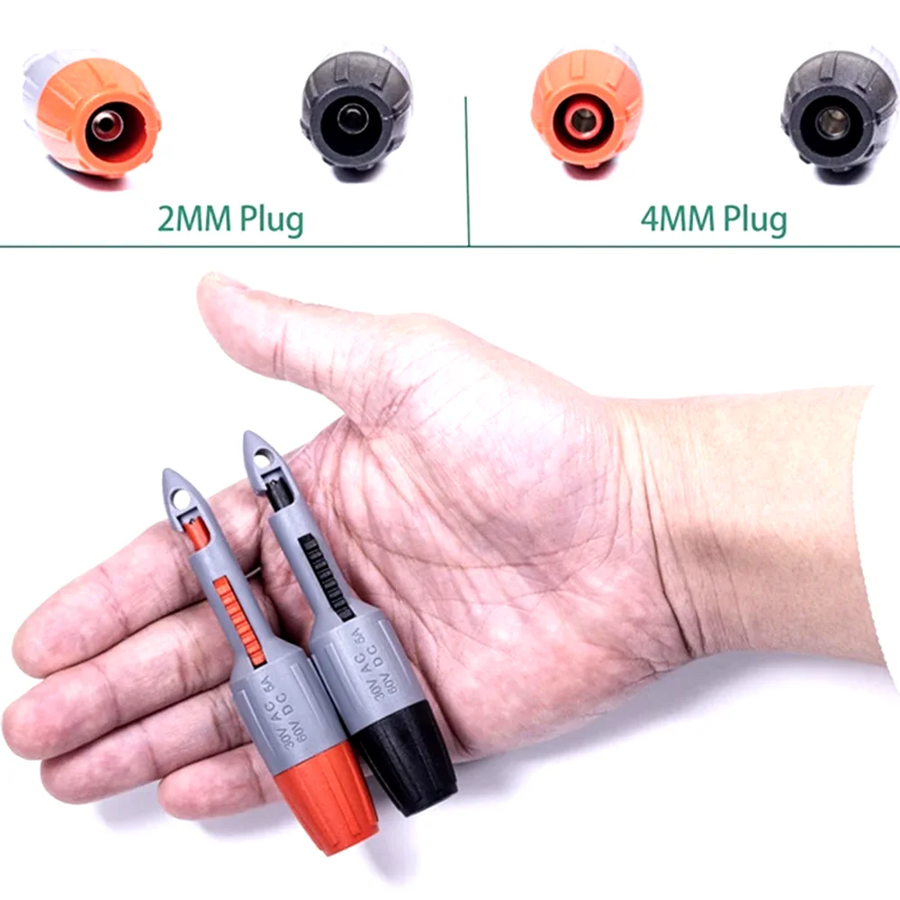 TP81 絶縁貫通クリップセット、バナナプラグ接続、ワイヤ貫通プローブ絶縁貫通クリップセット
