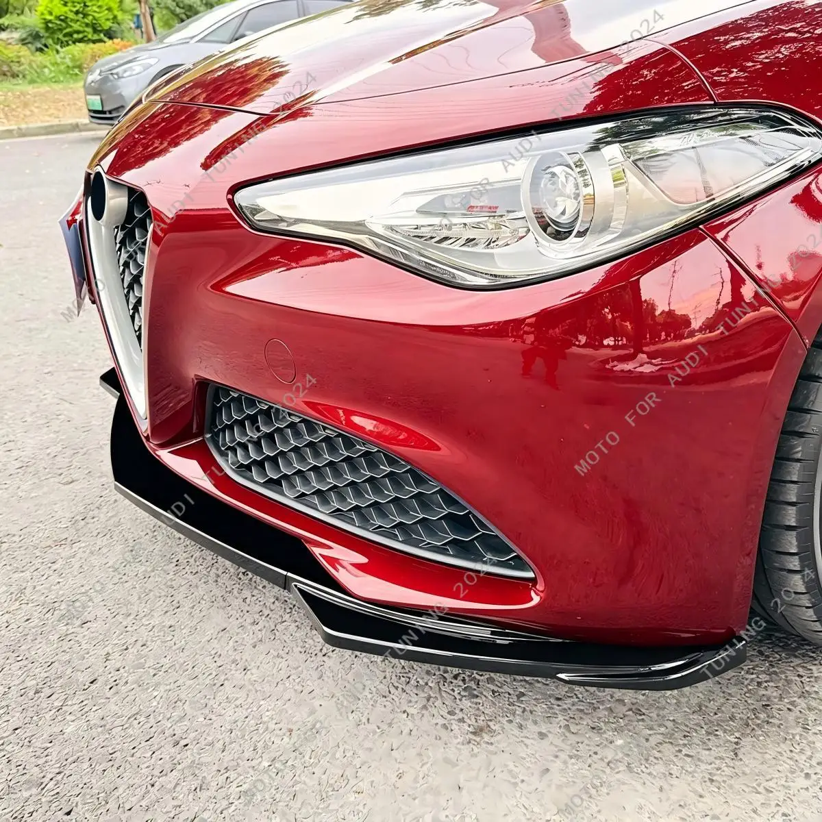 Front Bumper Lip for Alfa Romeo Giulia 952 2015-2024 Standard / Sports Car Spoiler Splitter Kit High Quality Bodykit Accessories