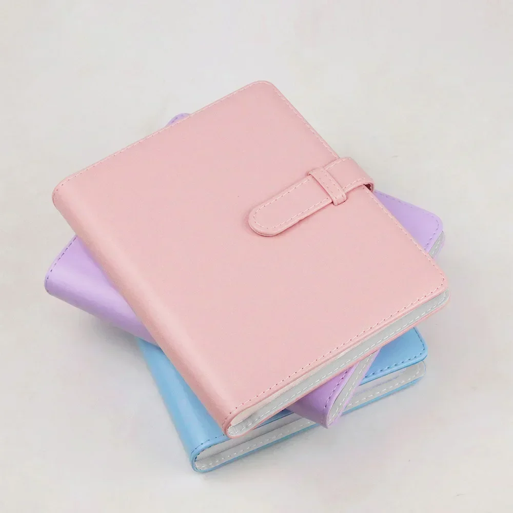 256 bolsos couro do plutônio mini álbum de fotos caso para fujifilm instax mini filme 127 8 9 11 25 40 50s 70 90 link liplay evo