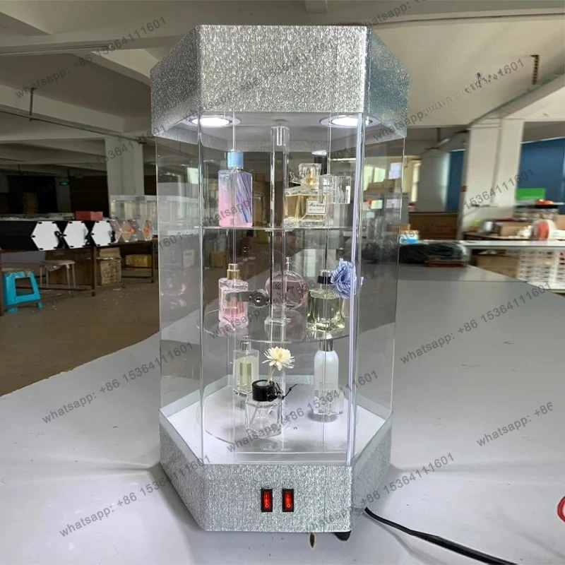 Cosmetics Jewelry Jewelry Display Cabinet Acrylic Boutique Perfume Watch Accessories Rotary Display Stand