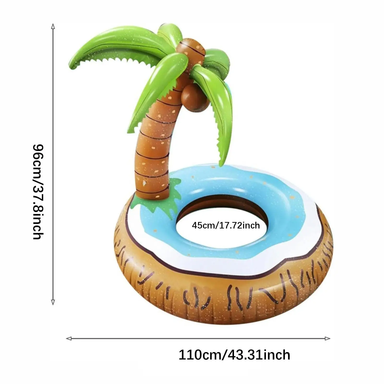 Opblaasbare zwembadvlotterdecoratie Opblaasbare hangmat voor feesten Zomermeer