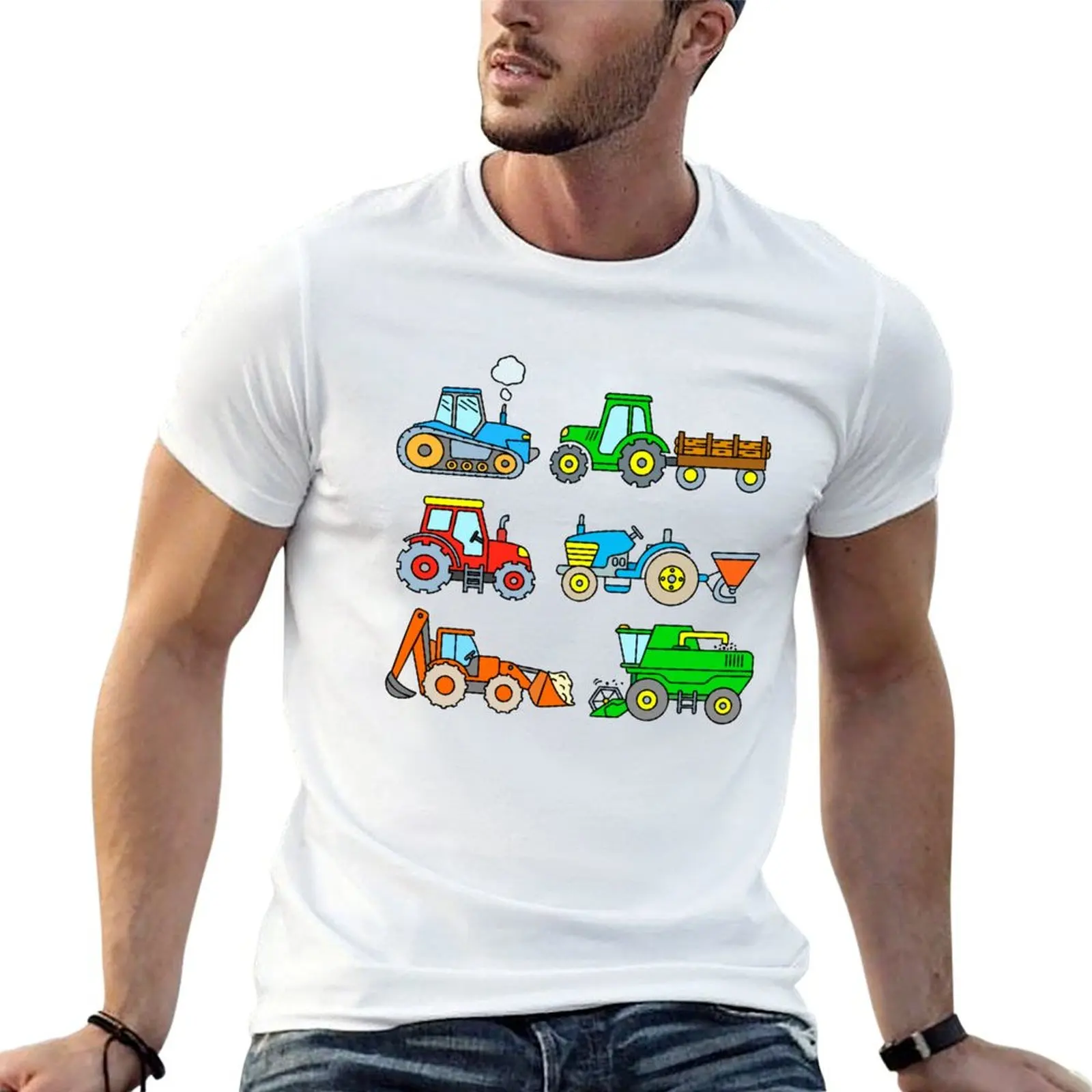 tractor T-Shirt Urban Style Print T-Shirt