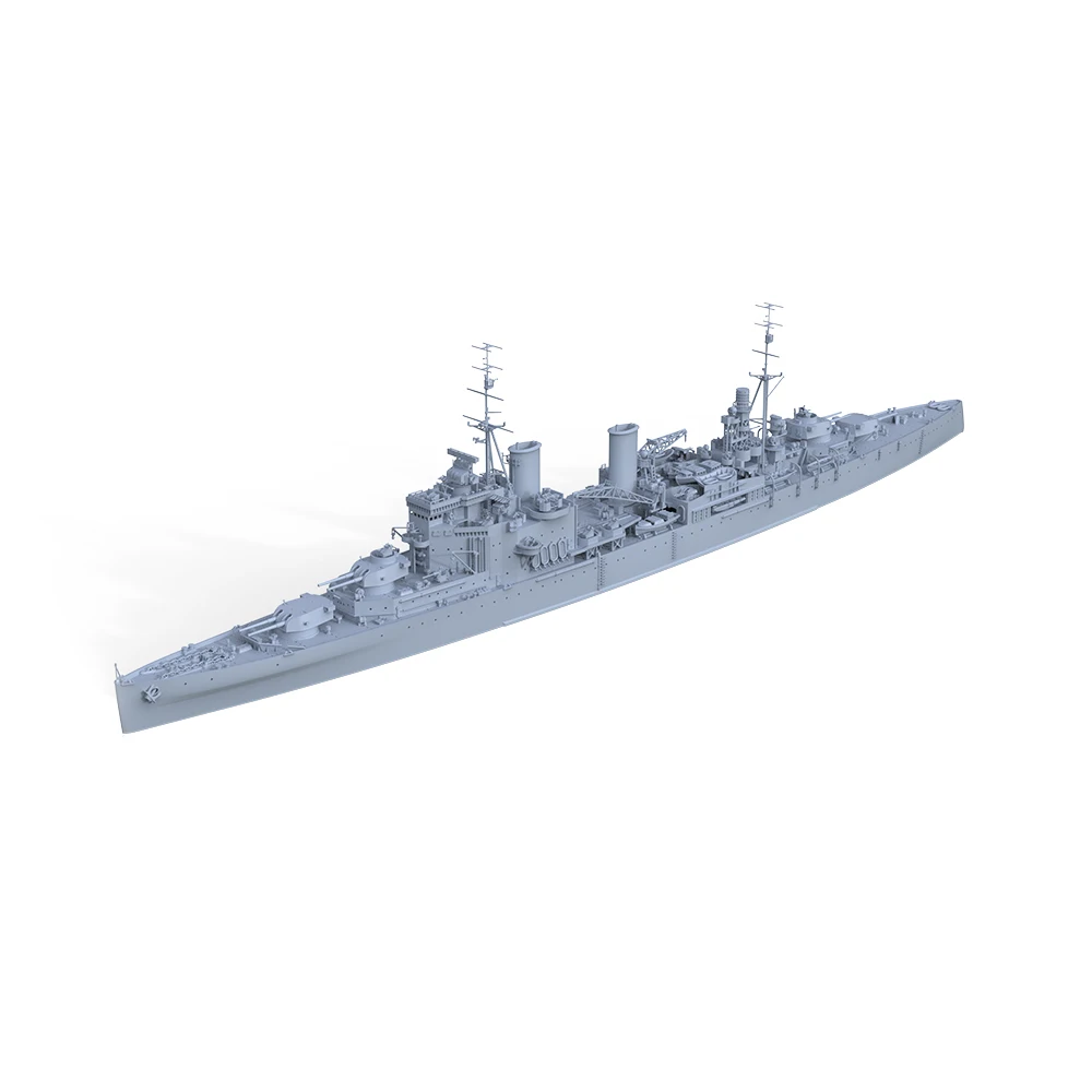 SSMODEL SS2000562/S 1/2000 Military Model Kit HMS London Cruiser 1945 Full Hull