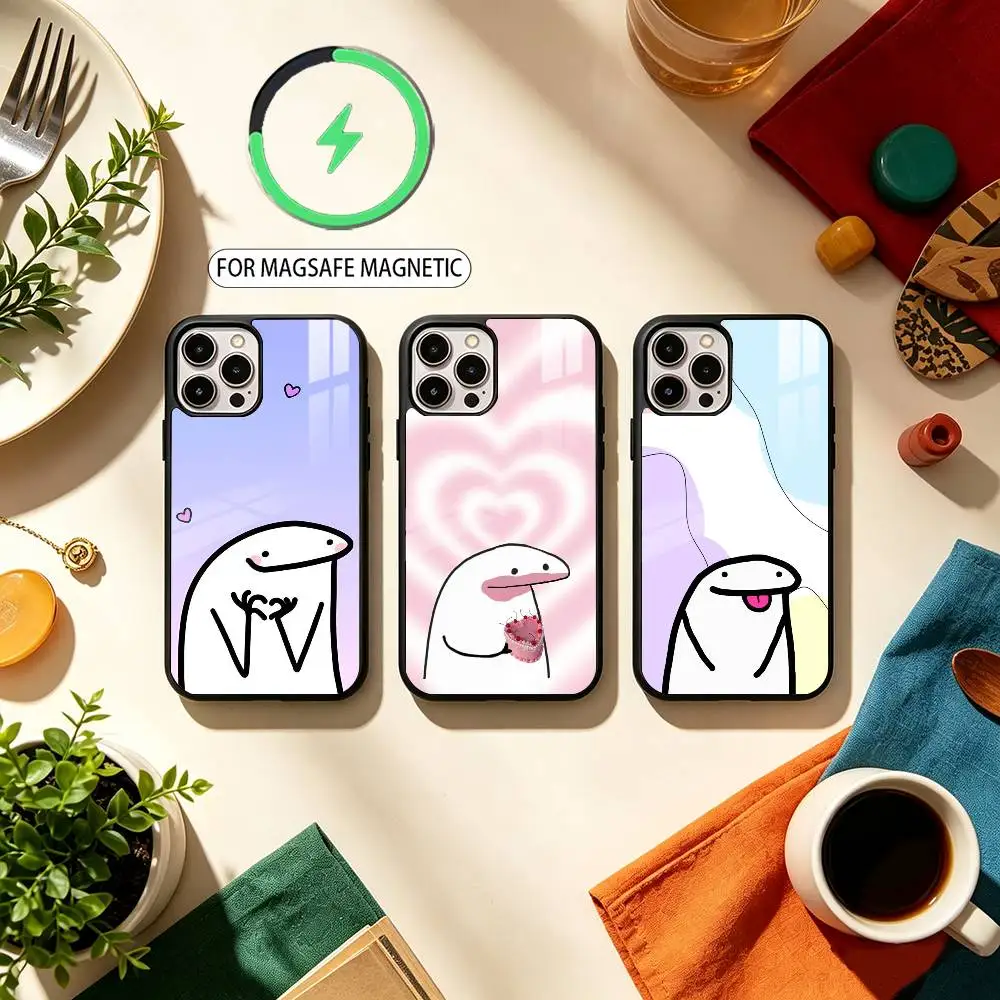 C-Celular Flork  Phone Case For iPhone17,16,15,14,13,12,11 Plus,Pro Max Magnetic For Magsafe Wireless Charging