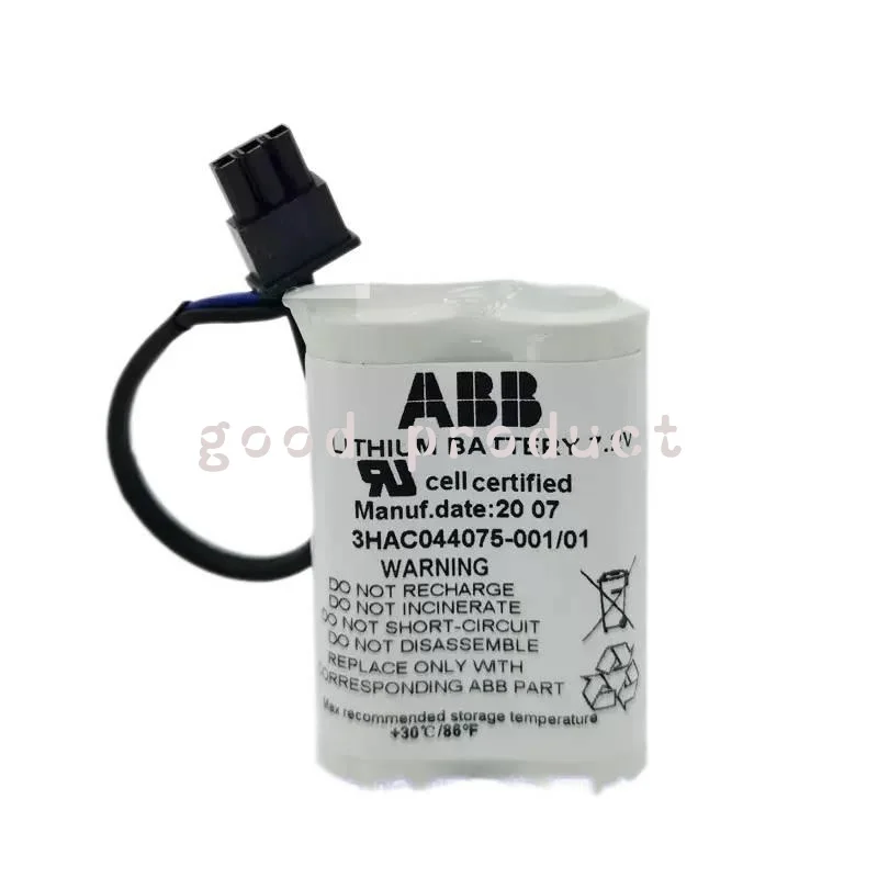 

ABB serial Mseasurement Board Battery Pack SMB 3HAC044075-001/01 7.2V Robot Lithium Battery