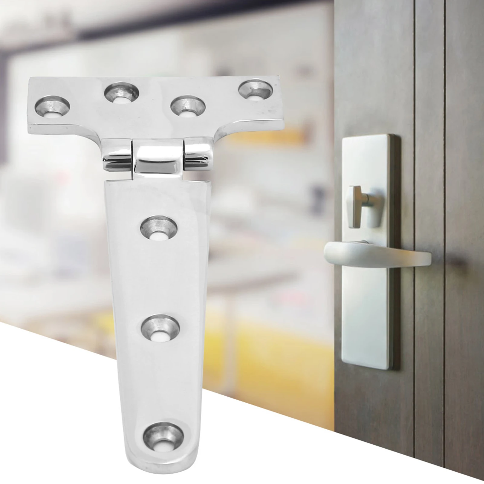 Thickened Stainless Steel T Type Hinge Home Door Gate Accessories 151*75*4.5mm Gate Butt Hinge