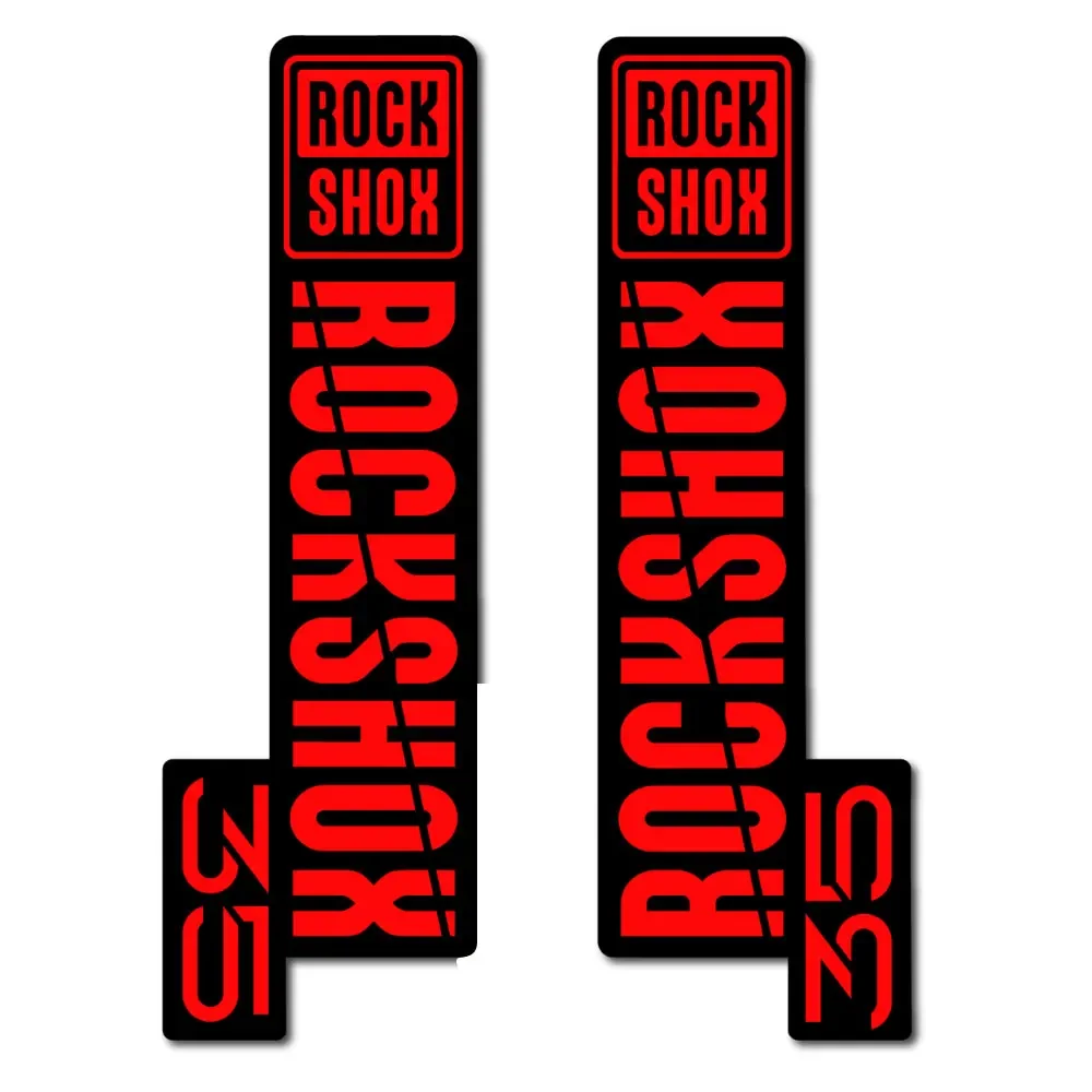 1pair Multicolor Bike Fork Stickers Waterproof Vinyl Decals For Mountain Bike MTB Front Fork DIY Cycling Styling Decor