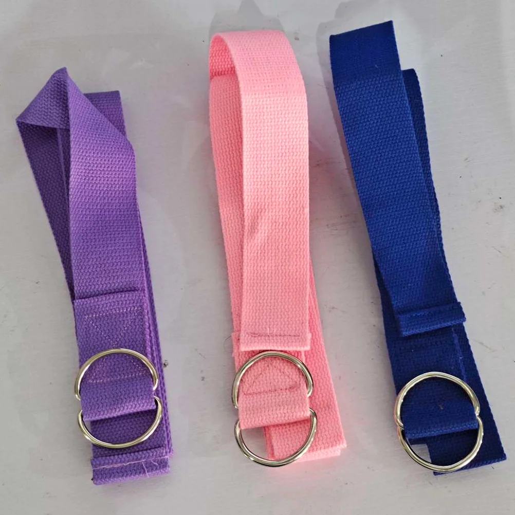 

3Pcs Yoga Stretch Bands Double Ring Thickened Pull Strap Resistance Band Fitness Exercise Equipment Tension Band